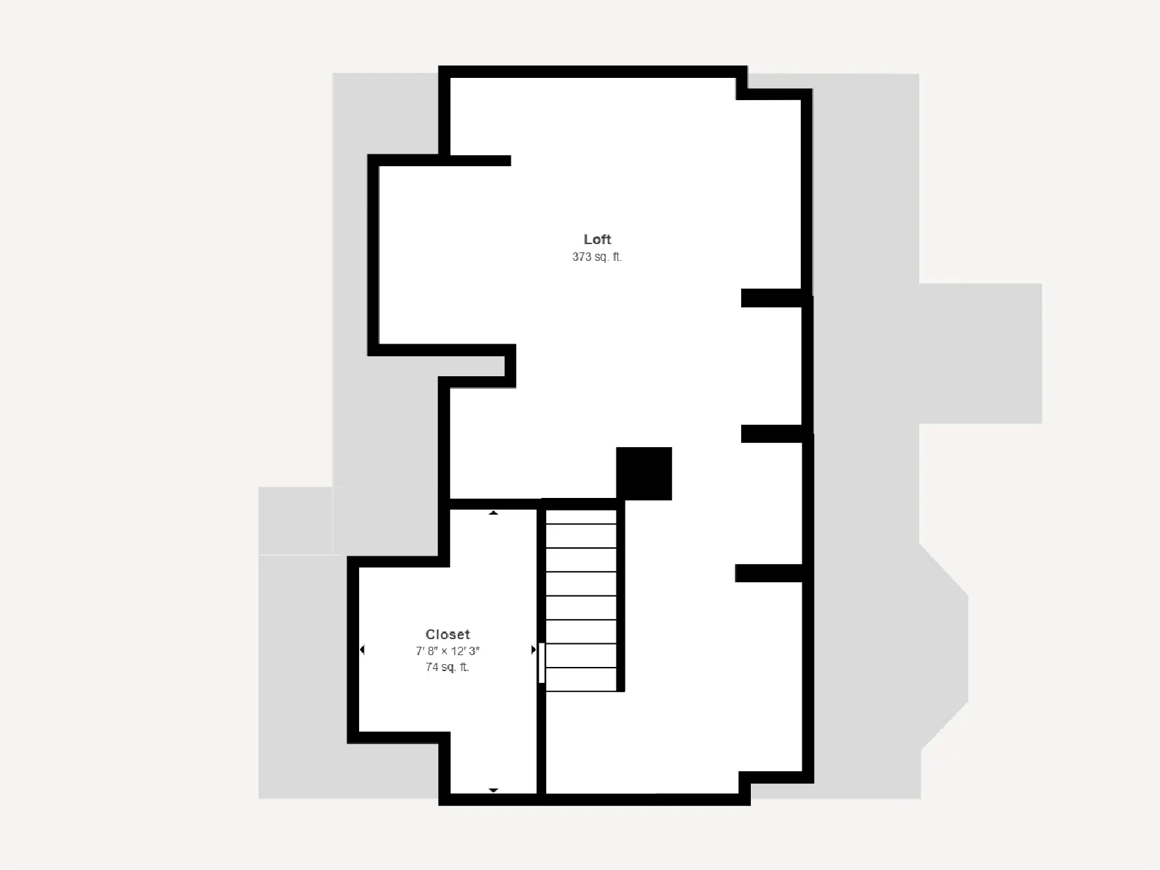 5 Bedroom Loft - Floor Plan